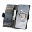 For OnePlus 12 5G Phone Cases CASENEO PU Leather Cover Stand with RFID Blocking Wallet - Blue - 2