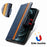 For OnePlus 12 5G Phone Cases CASENEO PU Leather Cover Stand with RFID Blocking Wallet - Blue - 4