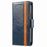 For OnePlus 12 5G Phone Cases CASENEO PU Leather Cover Stand with RFID Blocking Wallet - Blue - 6