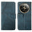 IDEWEI For Realme 12 Pro 5G / 12 Pro+ 5G Case Scratch-resistant Wallet Calf Texture Phone Cover - Blue - 1