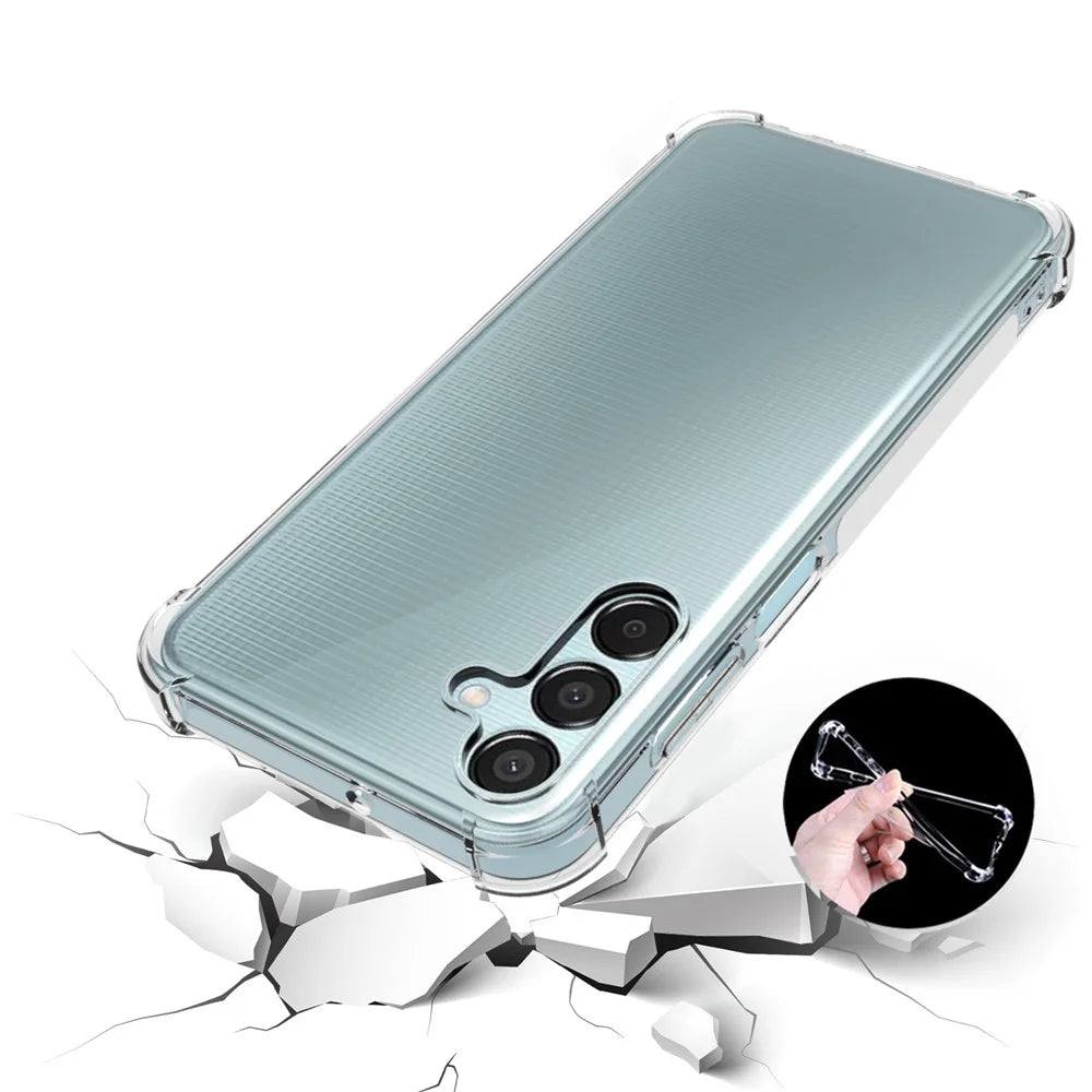 For Samsung Galaxy M15 5G / F15 5G Case Non-slip Drop-proof Clear TPU Smartphone Cover - 2