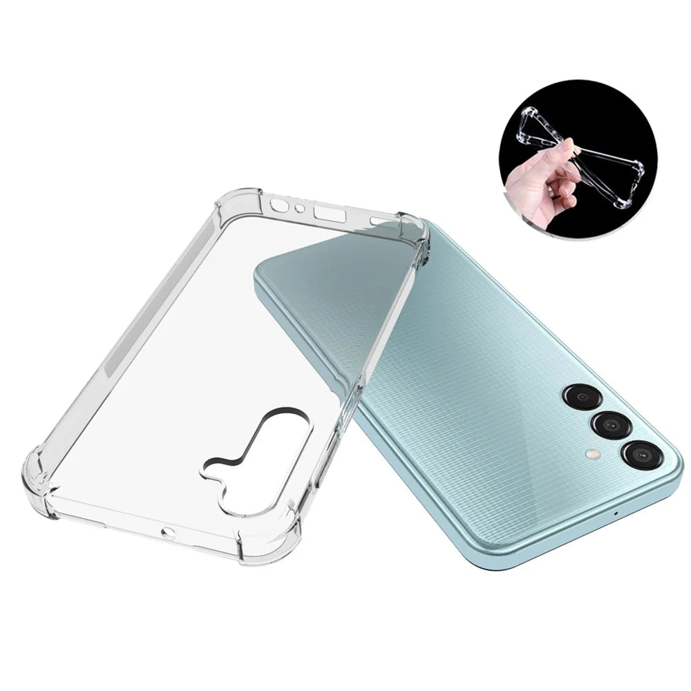 For Samsung Galaxy M15 5G / F15 5G Case Non-slip Drop-proof Clear TPU Smartphone Cover - 3