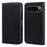For Google Pixel 9 Pro XL Case Leather Wallet Phone Stand Phone Protective Cover - Black - 1