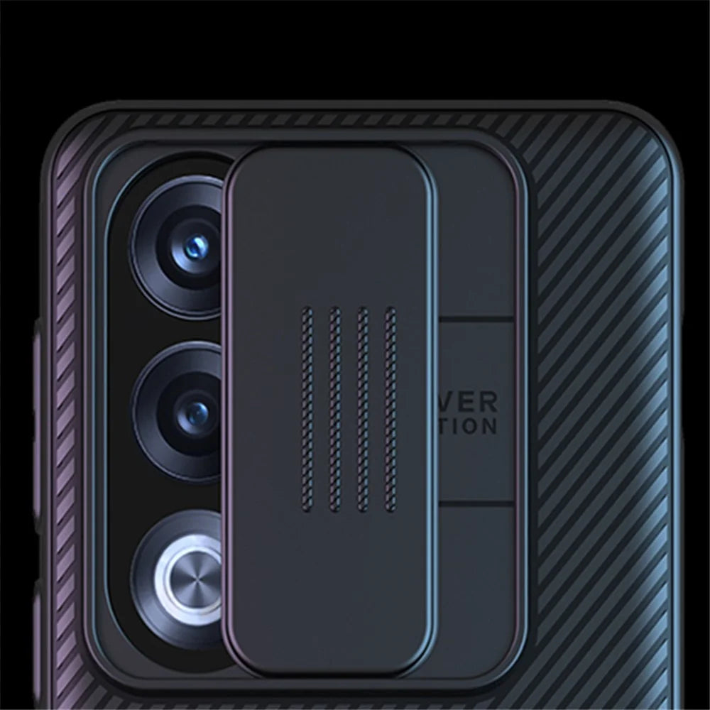 NILLKIN CamShield for OnePlus Ace 3V 5G Case Bump Proof PC Phone Cover with Slide Camera Lid - Black - 6