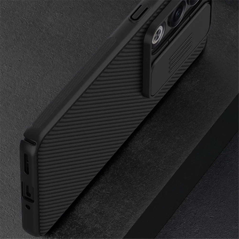 NILLKIN CamShield for OnePlus Ace 3V 5G Case Bump Proof PC Phone Cover with Slide Camera Lid - Black - 7