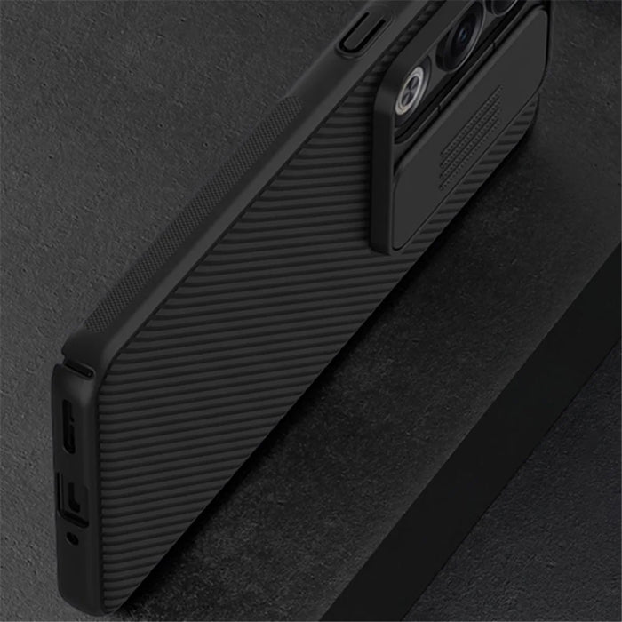 NILLKIN CamShield for OnePlus Ace 3V 5G Case Bump Proof PC Phone Cover with Slide Camera Lid - Black - 7