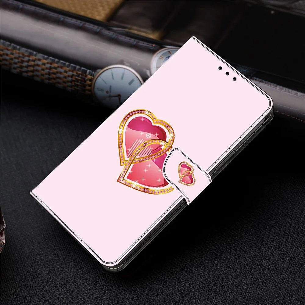 For Samsung Galaxy A23 5G (Global Version) / A23 4G Case Pattern Printing Leather Wallet Phone Cover - Love Heart - 7
