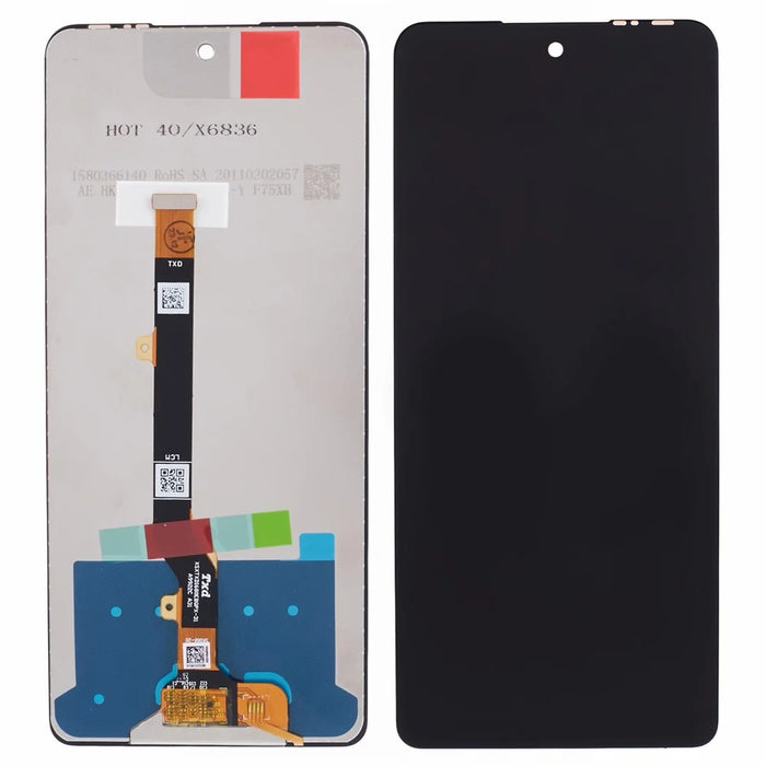 For TECNO Spark 20 Pro KJ6 Grade C LCD Screen and Digitizer Assembly Part (Without Logo) - 1