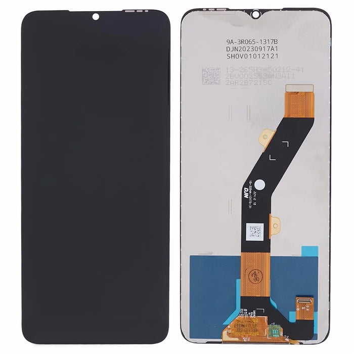 For itel A60S Grade C LCD Screen and Digitizer Assembly Part (Without Logo) - 1