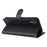 For Samsung Galaxy Xcover7 Case Solid Color Leather Mobile Cover Wallet Stand with Strap - Black - 4