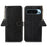 For Google Pixel 10 Pro / 10 / 9 Pro / 9 Wallet Case Genuine Cow Leather RFID Blocking Phone Cover Litchi Texture - Black - 1
