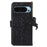 For Google Pixel 10 Pro / 10 / 9 Pro / 9 Case RFID Blocking Genuine Cow Leather Phone Cover - Black - 7