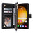For Samsung Galaxy S24 Ultra Cell Phone Case Multiple Card Slots PU Leather Protection Cover - Black - 3