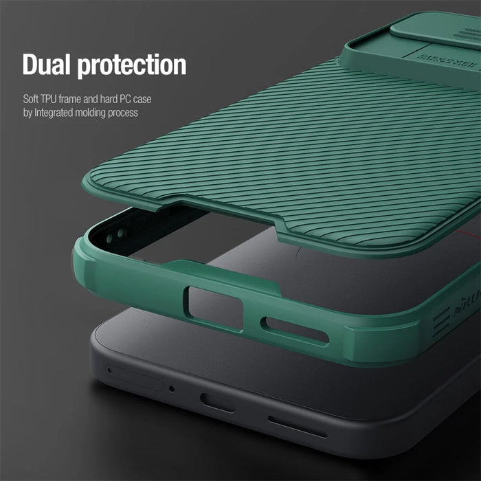 NILLKIN Camshield Pro Series for Google Pixel 9 Pro Case PC+TPU Slide Camera Lid Phone Cover - Black - 7