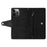 For iPhone 12 Pro Max Case Rivet Decor PU Leather Wallet Flip Phone Cover - Black - 6