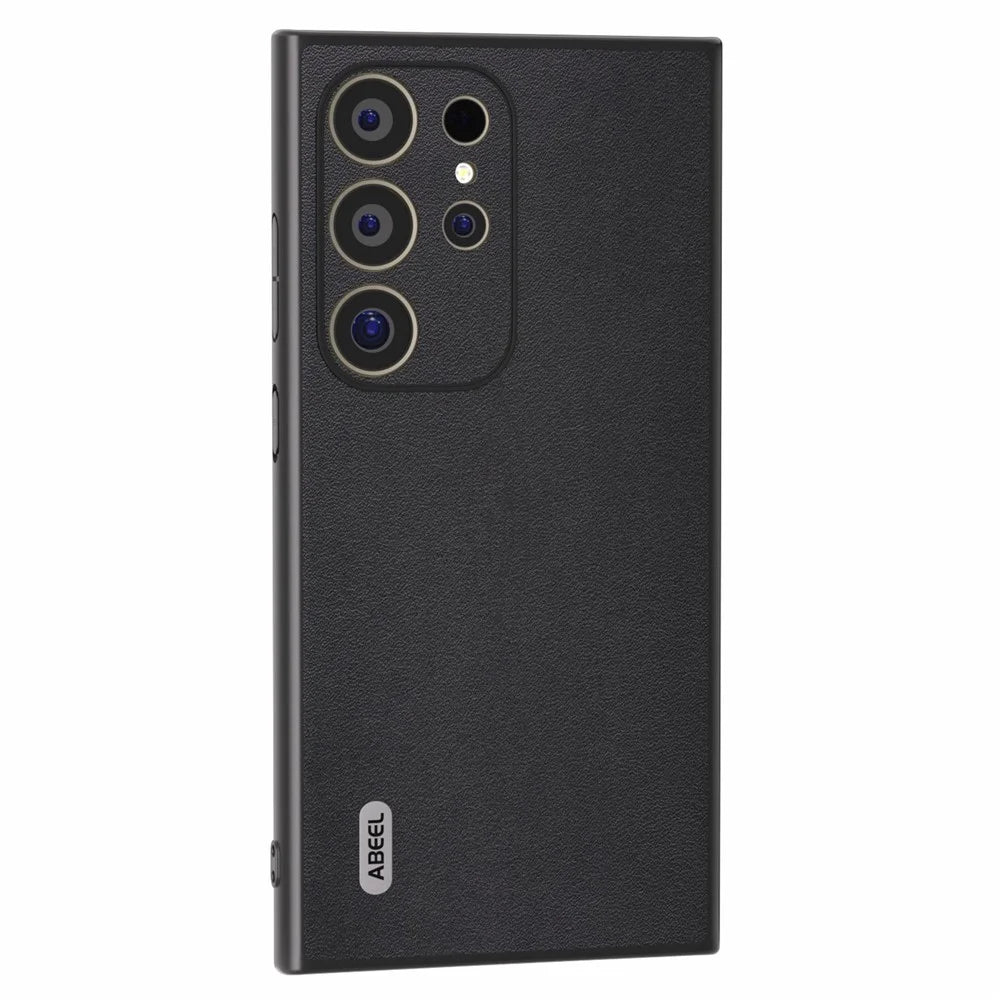 ABEEL For Samsung Galaxy S24 Ultra Case Nappa Texture Drop Protection Phone Cover - Black - 2