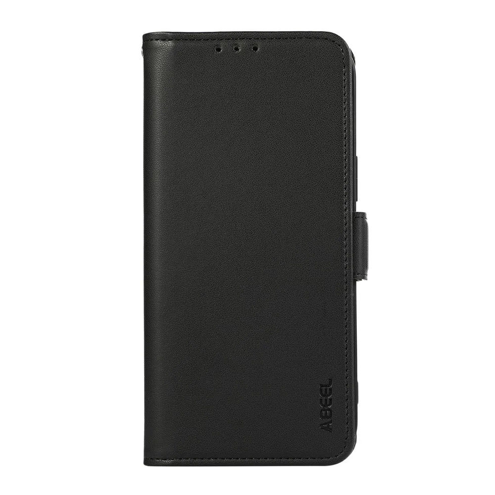 ABEEL For Samsung Galaxy S25+ / S24+ Case RFID Blocking Leather Phone Cover with Wallet Stand - Black - 6