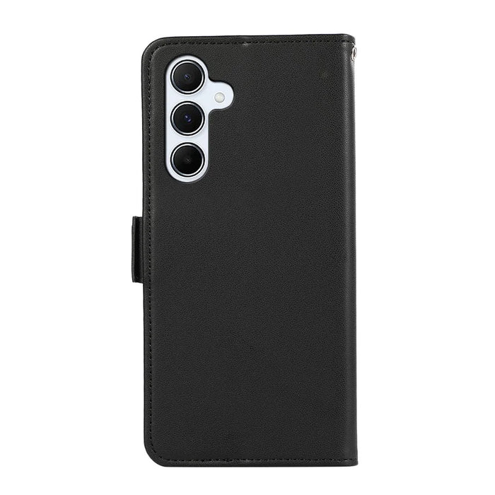 ABEEL For Samsung Galaxy S25+ / S24+ Case RFID Blocking Leather Phone Cover with Wallet Stand - Black - 7