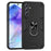 For Samsung Galaxy A55 5G Case Kickstand Phone Cover Support Magnetic Car Mount - Black - 1