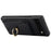 For Google Pixel 6a Phone Case PU Leather+TPU Card Holder Cover with Ring Holder - Black - 4