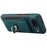 For Google Pixel 8 Case Ring Holder PU Leather+TPU Card Holder Phone Cover - Green - 3