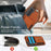 For Samsung Galaxy S23 Kickstand Case PU+TPU Phone Cover with Card Holder - Brown - 6