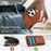 For iPhone 15 Pro Max Case PU Leather+TPU Kickstand Phone Cover with Card Slots - Brown - 6