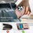 For iPhone 14 Pro Max Case Card Holder Kickstand Leather Coated TPU Phone Cover - Rose Gold - 6
