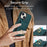 For iPhone 15 Kickstand Case Leather + TPU Phone Cover with Card Holder - Green - 5