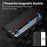 LC.IMEEKE For Google Pixel 9 / Pixel 9 Pro Magnetic Case Carbon Fiber Texture Phone Wallet Cover - Vertical Stripe - 6