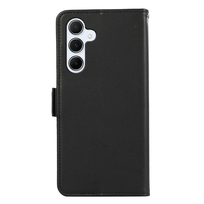 ABEEL For Samsung Galaxy A34 5G Folio Phone Cover RFID Blocking Stand Cell Phone Cover - Black - 7
