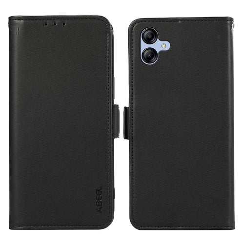ABEEL For Samsung Galaxy A05 4G Case RFID Blocking Wallet Bump Proof Smart Phone Shell - Black - 1