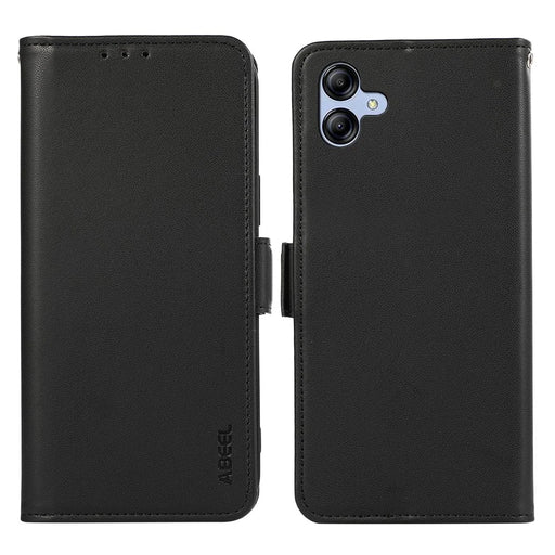 ABEEL For Samsung Galaxy A05 4G Case RFID Blocking Wallet Bump Proof Smart Phone Shell - Black - 1