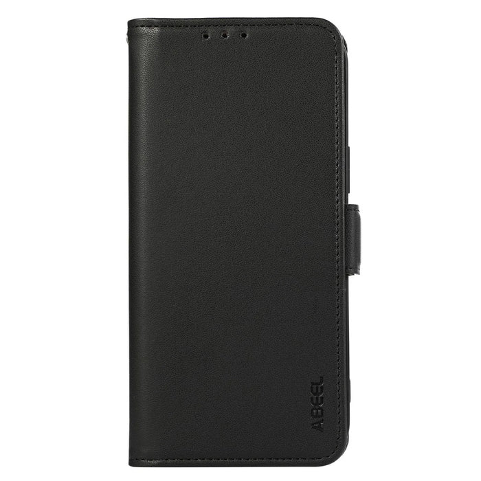 ABEEL For iPhone 13 Wallet Case RFID Blocking Protective Leather Phone Shell - Black - 6