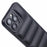 JTW Series For iPhone 15 Pro Max Shock-Absorbent TPU Case Down Jacket Design Phone Protector - Black - 6