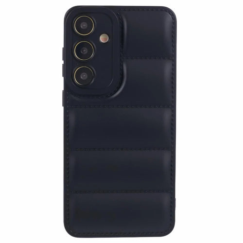 JTW Series TPU Case for Samsung Galaxy S24+ Shell Down Jacket Bump Proof Phone Cover - Black - 1