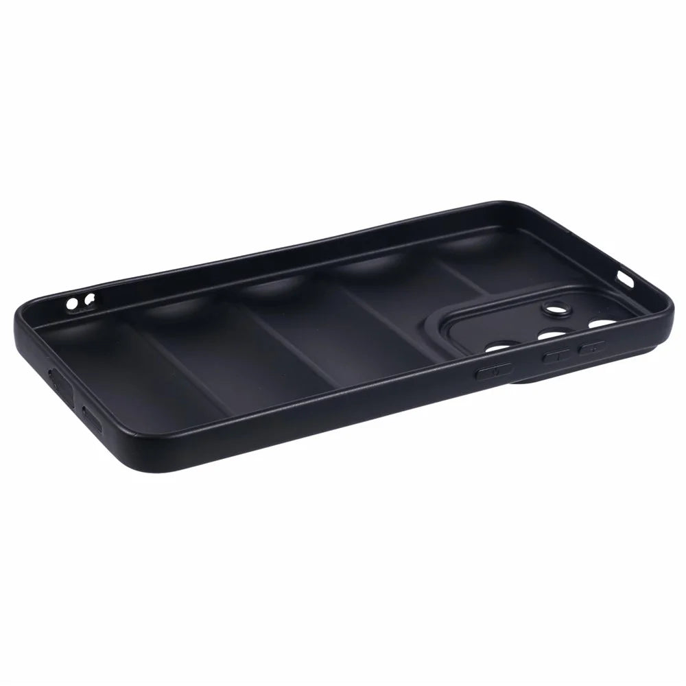 JTW Series TPU Case for Samsung Galaxy S24+ Shell Down Jacket Bump Proof Phone Cover - Black - 4