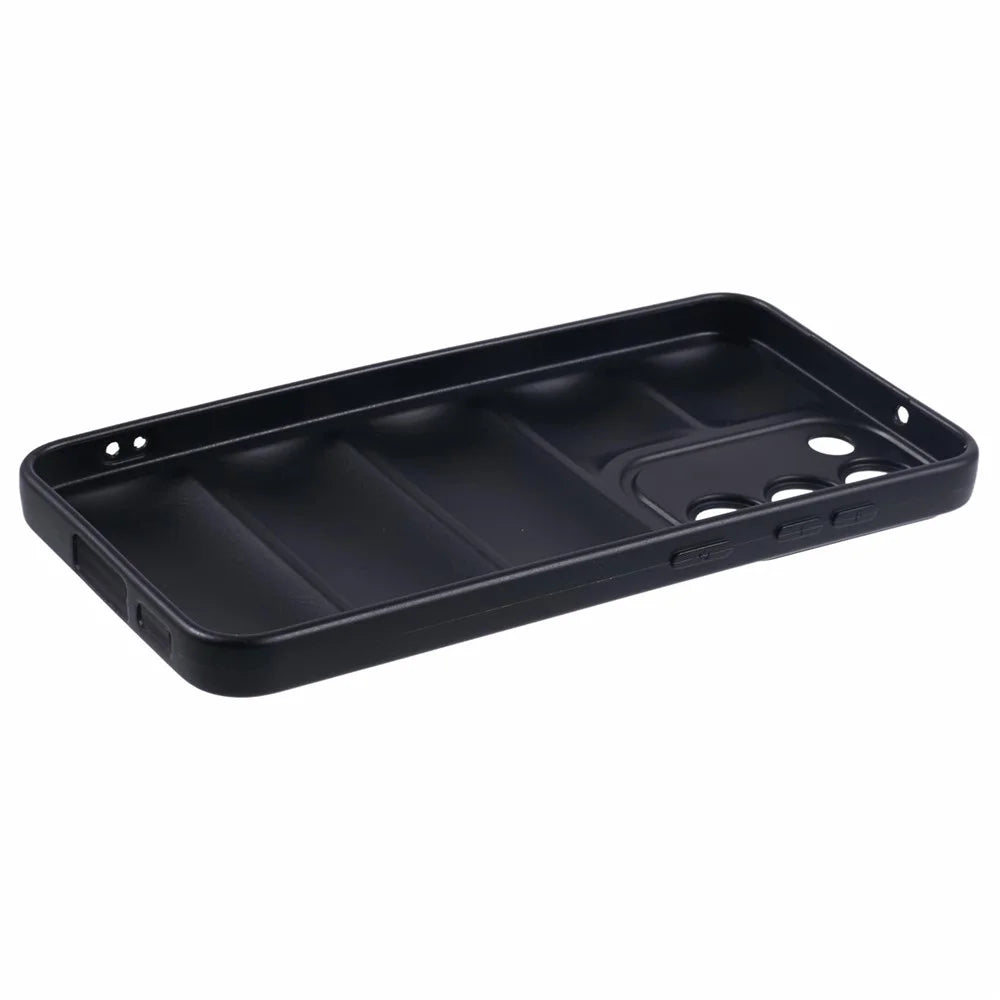 JTW Series For Samsung Galaxy S23 Phone Case Down Jacket Reinforced Corners Shell - Black - 4