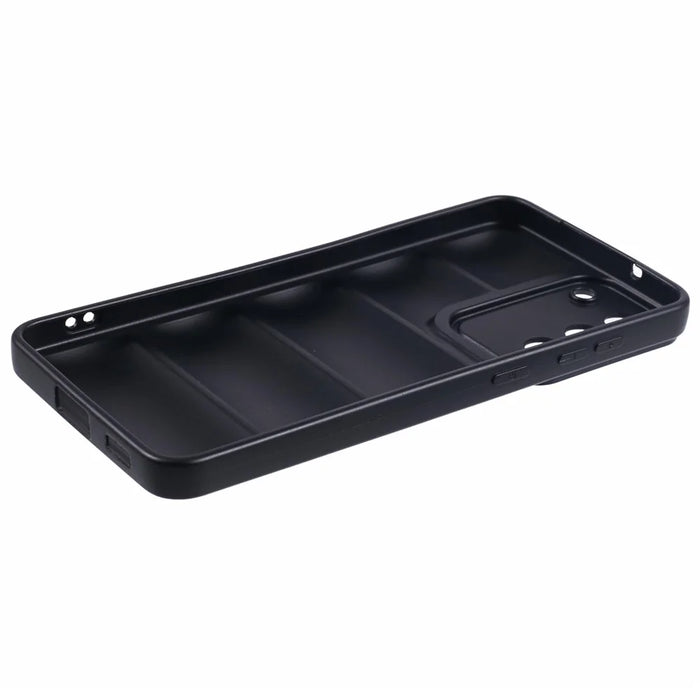 JTW Series For Samsung Galaxy S21 4G / 5G Case Down Jacket TPU Shockproof Phone Protector - Black - 4