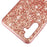 For Samsung Galaxy A35 5G Cell Phone Case Electroplating TPU Frame Glitter Sequins PC Back Shell - Rose Gold - 2