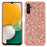 For Samsung Galaxy A55 5G Case TPU+PC Sequins Bling Phone Cover - Rose Gold - 1