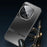 For OnePlus 12 5G Cell Phone Cases Matte PC+TPU Cover with Lens Frame Kickstand - Black - 5