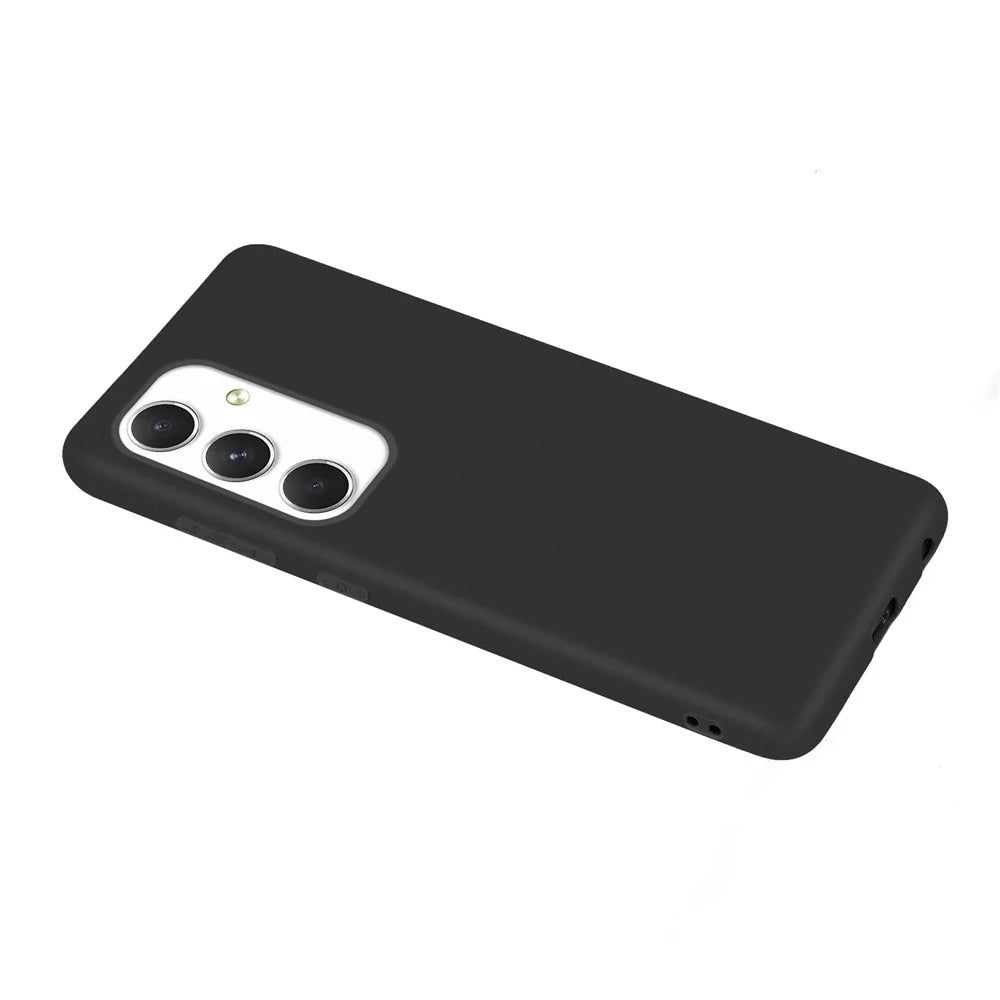 For Samsung Galaxy S24+ TPU Phone Protective Cover Matte Cell Phone Case - Black - 2