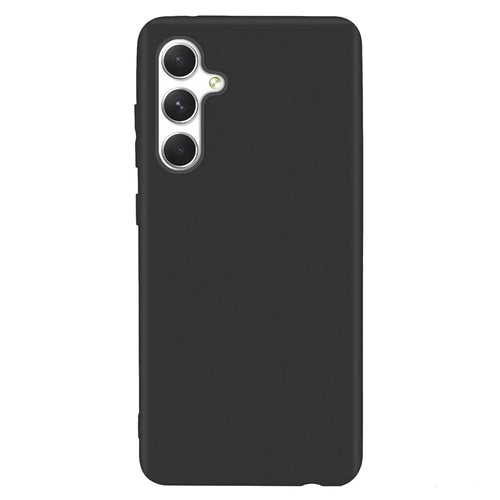For Samsung Galaxy A15 4G / 5G Drop Resistant TPU Case Matte Cell Phone Cover - Black - 1