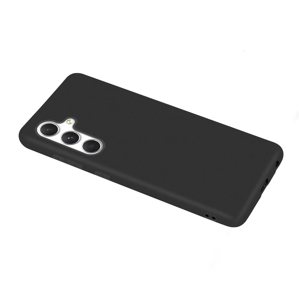 For Samsung Galaxy A15 4G / 5G Drop Resistant TPU Case Matte Cell Phone Cover - Black - 2