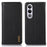 KHAZNEH For OnePlus Nord CE4 5G / Oppo K12 Phone Case RFID Blocking Nappa Texture Cover - Black - 1