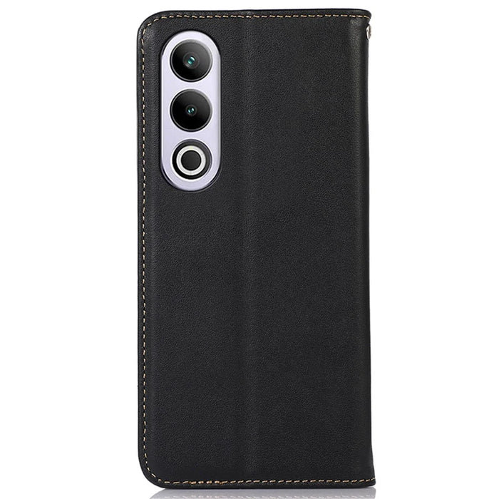 KHAZNEH For OnePlus Nord CE4 5G / Oppo K12 Phone Case RFID Blocking Nappa Texture Cover - Black - 7