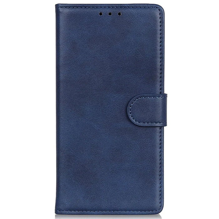 For Google Pixel 10 Pro XL / 9 Pro XL Case Cowhide Texture Leather Wallet Stand Shockproof Phone Cover - Blue - 6