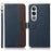 KHAZNEH For OnePlus Nord CE4 5G Leather Case RFID Blocking Wallet Phone Cover - Blue - 1