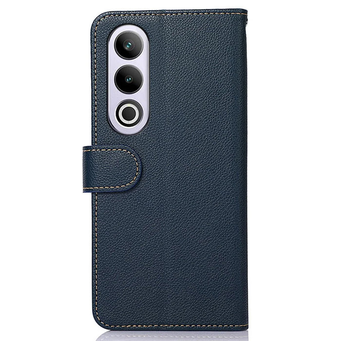 KHAZNEH For OnePlus Nord CE4 5G Leather Case RFID Blocking Wallet Phone Cover - Blue - 7
